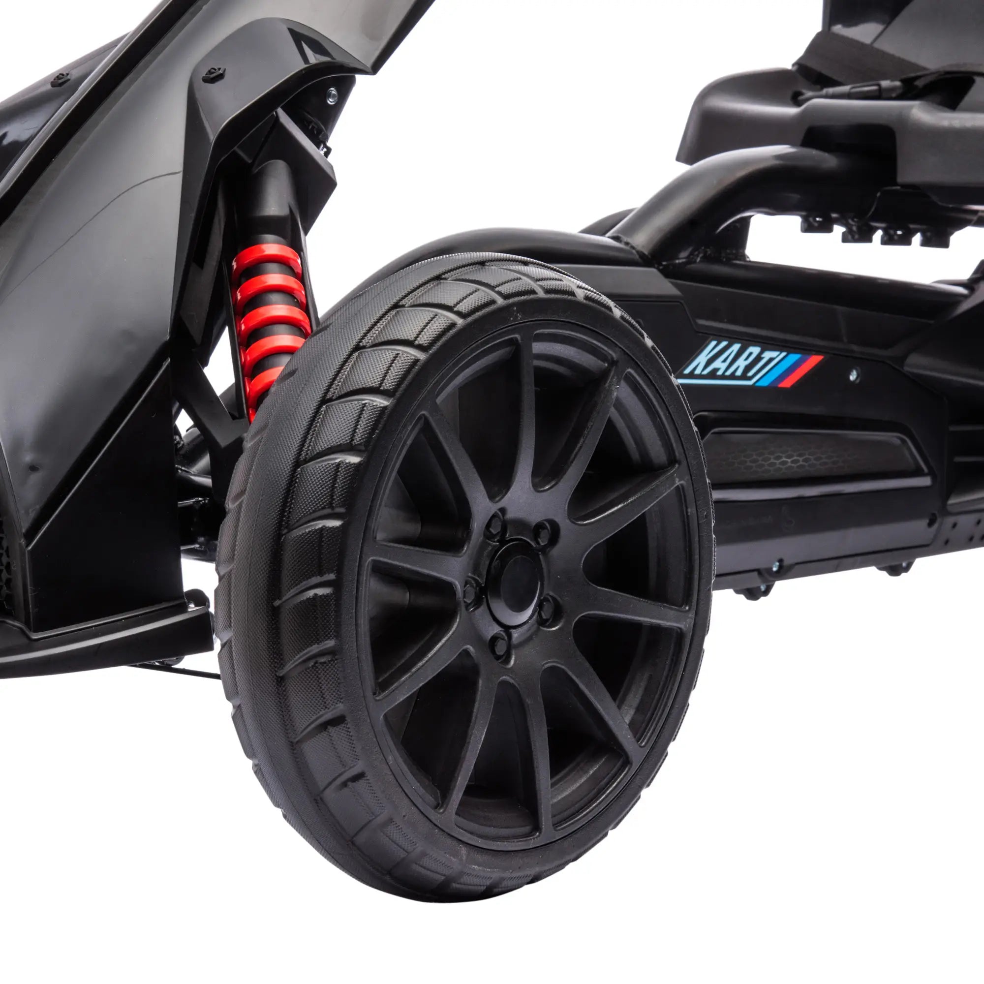 Adjustable Seat Go Kart, Forward Backward Handbrake, Shock Absorption, Black Pedal Go Karts for Kids at Gallery Canada