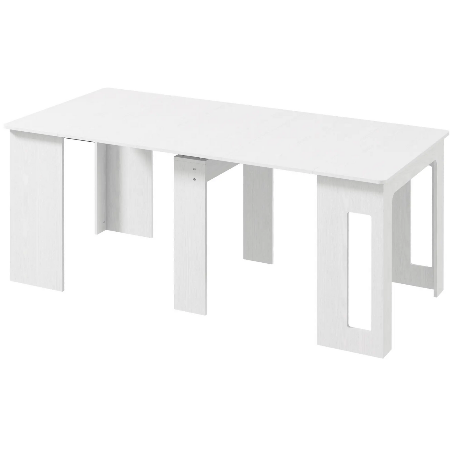 Extendable Dining Table, Expandable Kitchen Table, Seats 6, White Bar Tables & Dining Tables White at Gallery Canada