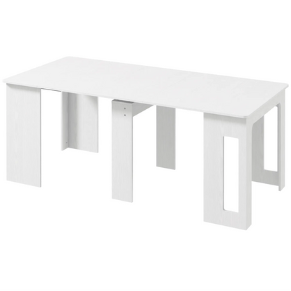Extendable Dining Table, Expandable Kitchen Table, Seats 6, White Bar Tables & Dining Tables White at Gallery Canada