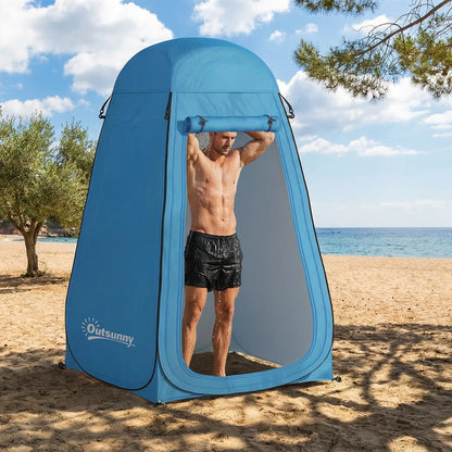 Pop Up Shower Tent, Portable Privacy Room, Blue Camping Tents at Gallery Canada