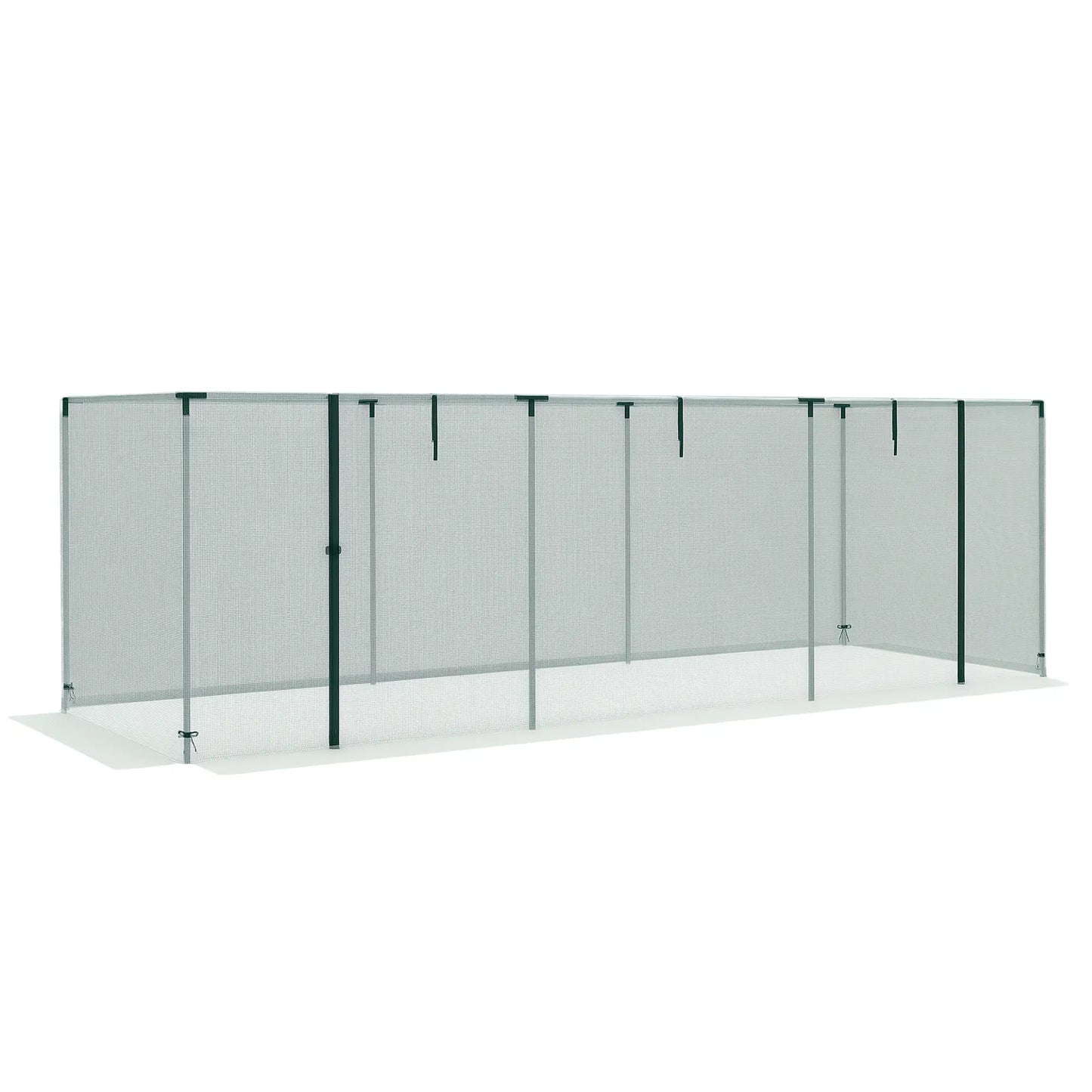 Galvanized Steel Crop Cage, Plant Protection Tent, 12' x 4', Green Walk In Greenhouses at Gallery Canada