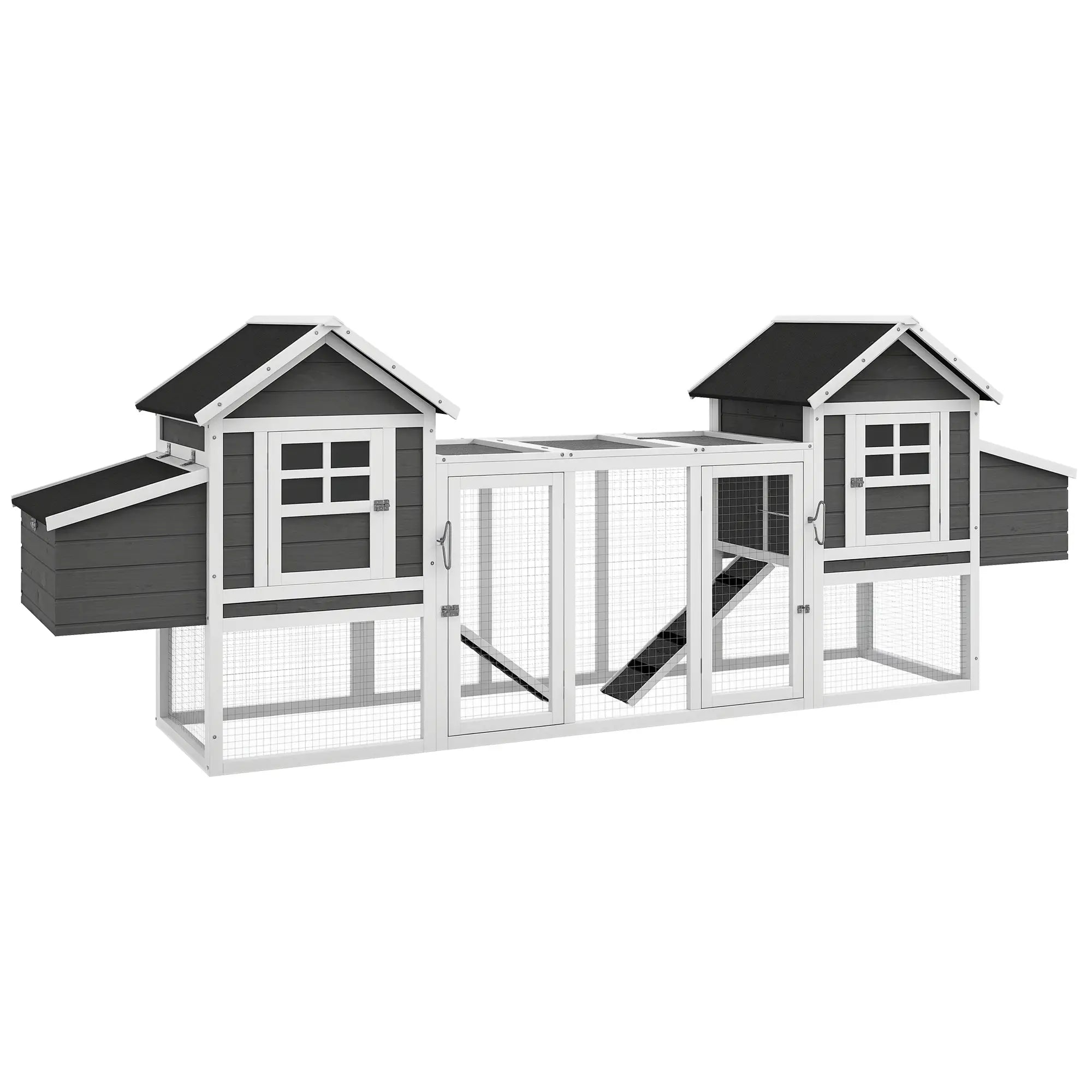Extra Large Chicken Coop, Wooden Poultry House, Rabbit Hutch, Grey Chicken Coops at Gallery Canada