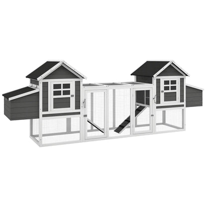Extra Large Chicken Coop, Wooden Poultry House, Rabbit Hutch, Grey Chicken Coops at Gallery Canada