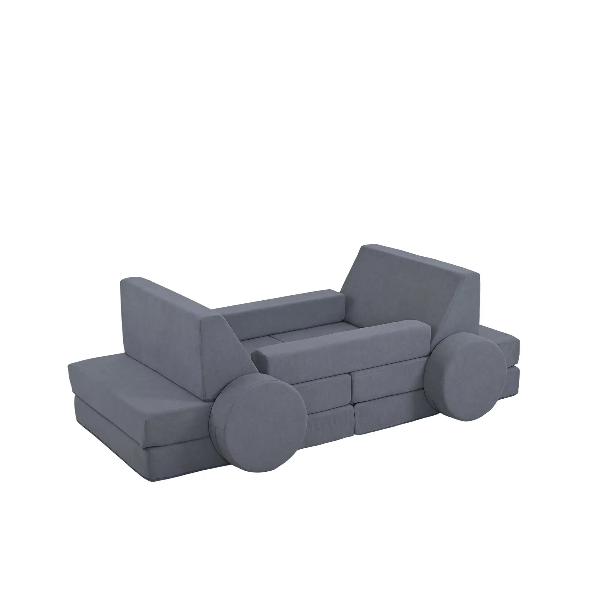 12-Piece Modular Kids Play Couch, Grey Kids Gym & Playmats at Gallery Canada