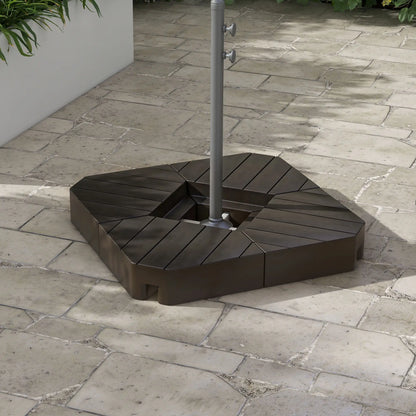 Offset Umbrella Base, 132 lb. Water or 176 lb. Sand, Brown Umbrella Bases at Gallery Canada