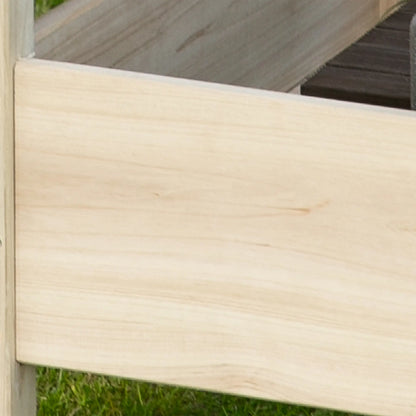 34x34x28 2-Tier Raised Garden Bed, Wooden Planter Box for Vegetables, Herbs, Flowers Elevated Garden Beds at Gallery Canada