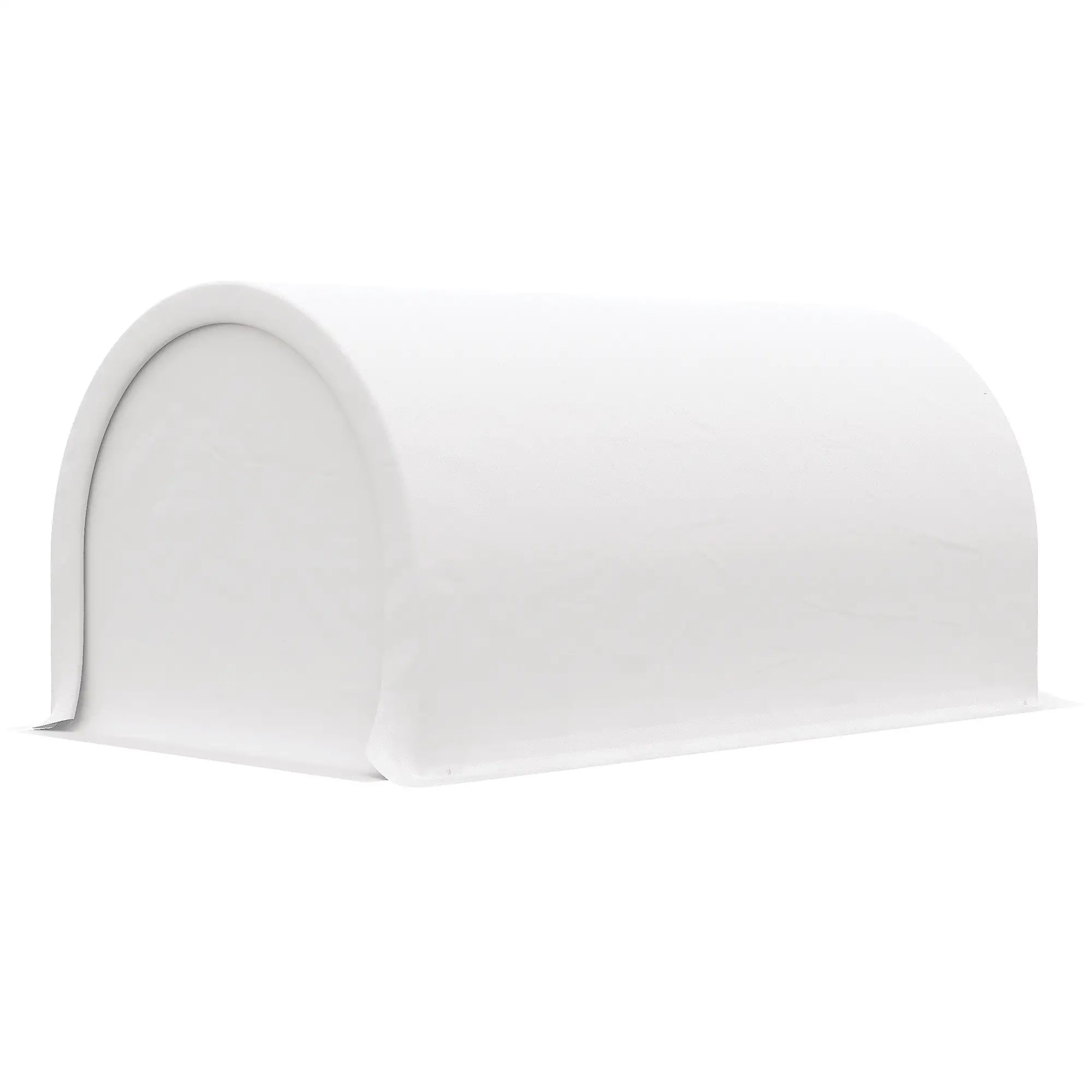 10' x 16' Heavy Duty Carport Tent, PE Cover, White Car Shelters at Gallery Canada