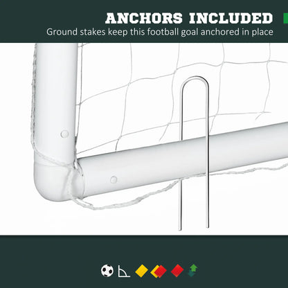 9.8 x 6.6ft Soccer Goal, Portable Practice Net with PE Net Football at Gallery Canada