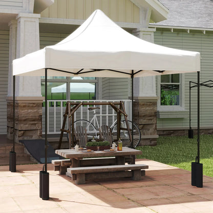 10' x 10' Replacement Canopy Top, Pop Up Tent, UPF50+, White Gazebo Canopy Replacement at Gallery Canada