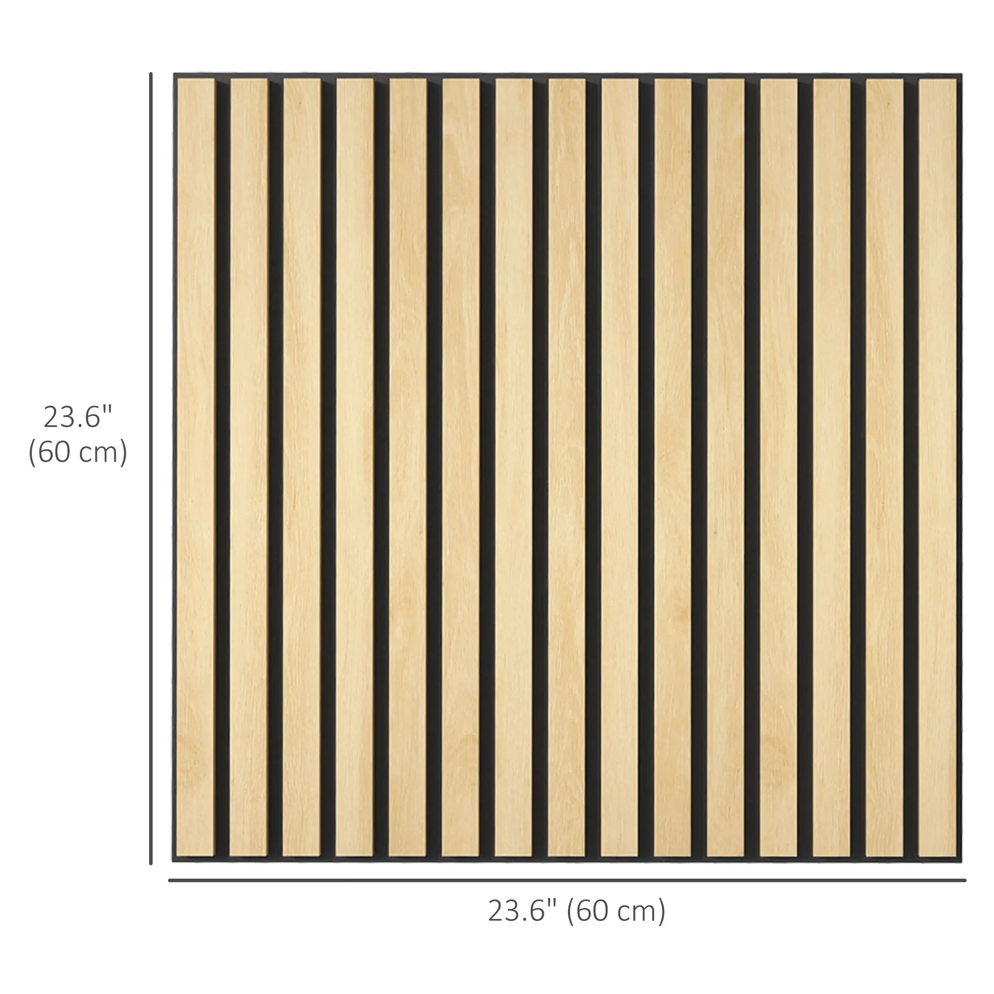 24x24 Wood Panels, 4 Pack Acoustic Panels, Sound Absorbing, Oak Home Accessories at Gallery Canada