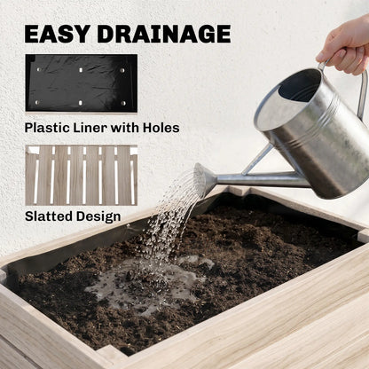 4PCS Wooden Raised Garden Beds, DIY Elevated Planter Box Kit, Indoor Outdoor Elevated Garden Beds at Gallery Canada