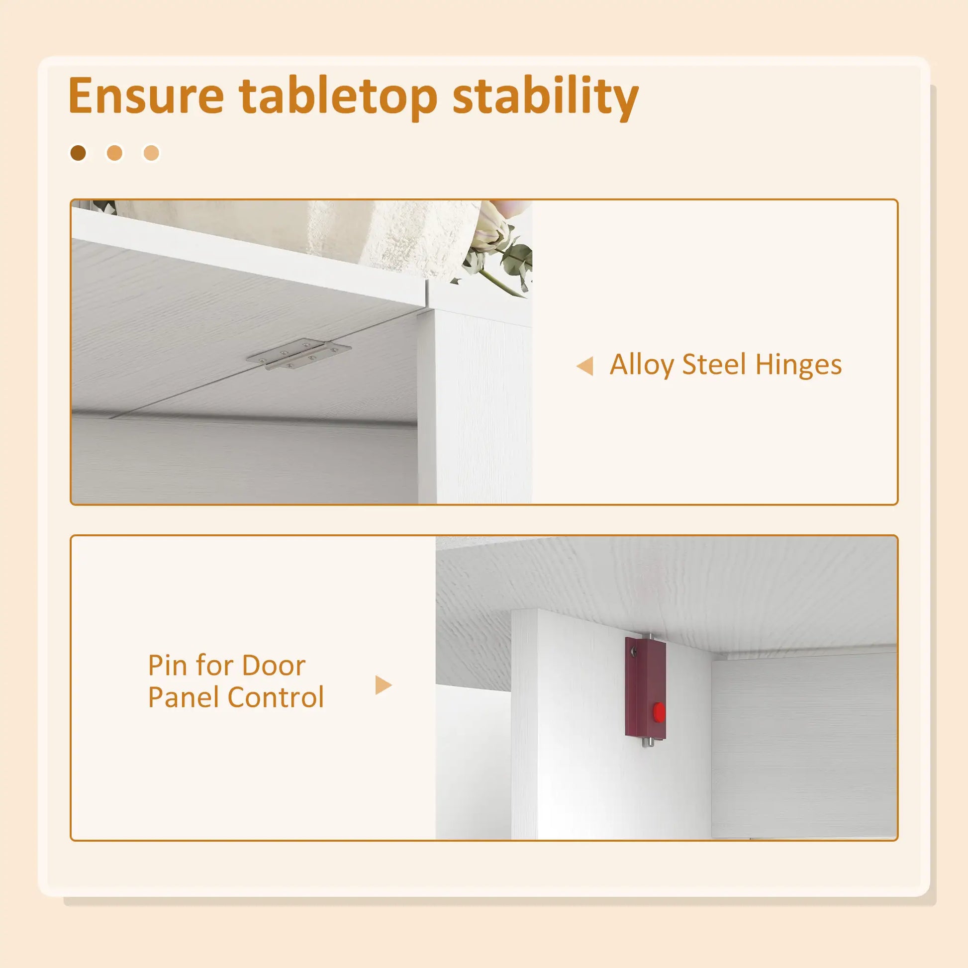 Oval Folding Dining Table, Drop Leaf Kitchen Table, Distressed White, White Bar Tables & Dining Tables at Gallery Canada