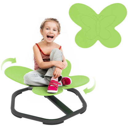 Butterfly Kids Swivel Chair, Non-Slip Spin Sensory, Green Kids Chairs & Seating at Gallery Canada