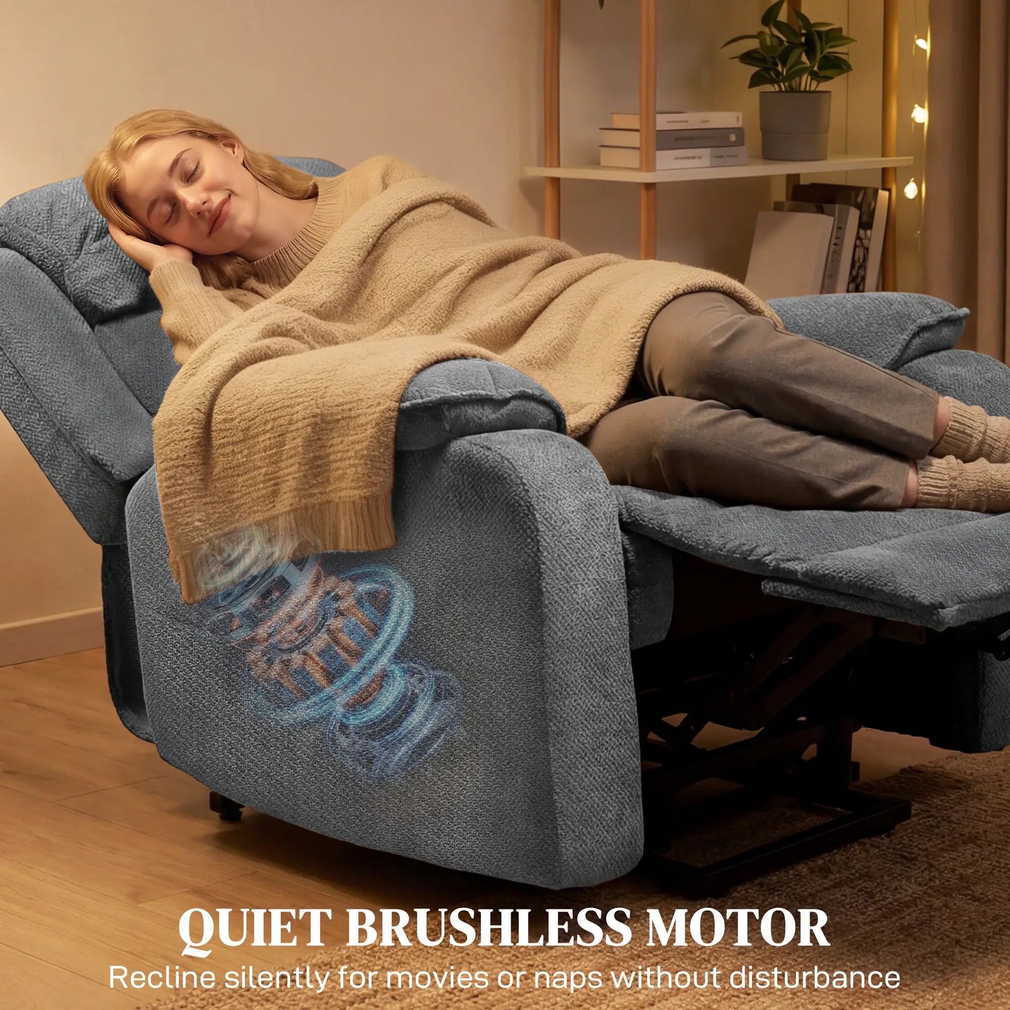 Power Recliner Chair With Massage, Electric Lift Chair, Grey Electric Power Lift Chairs at Gallery Canada