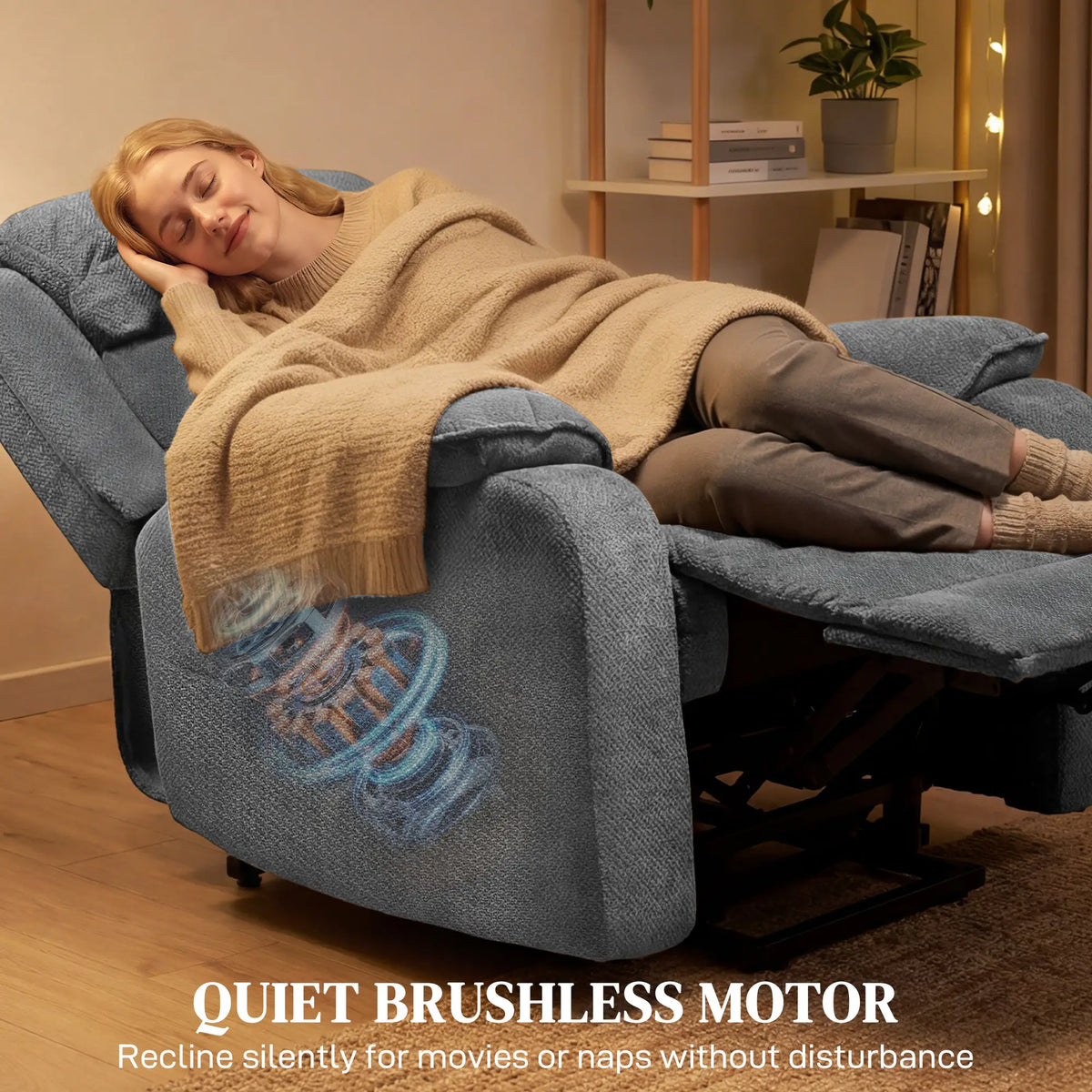 Power Recliner Chair With Massage, Electric Lift Chair, Grey Electric Power Lift Chairs at Gallery Canada