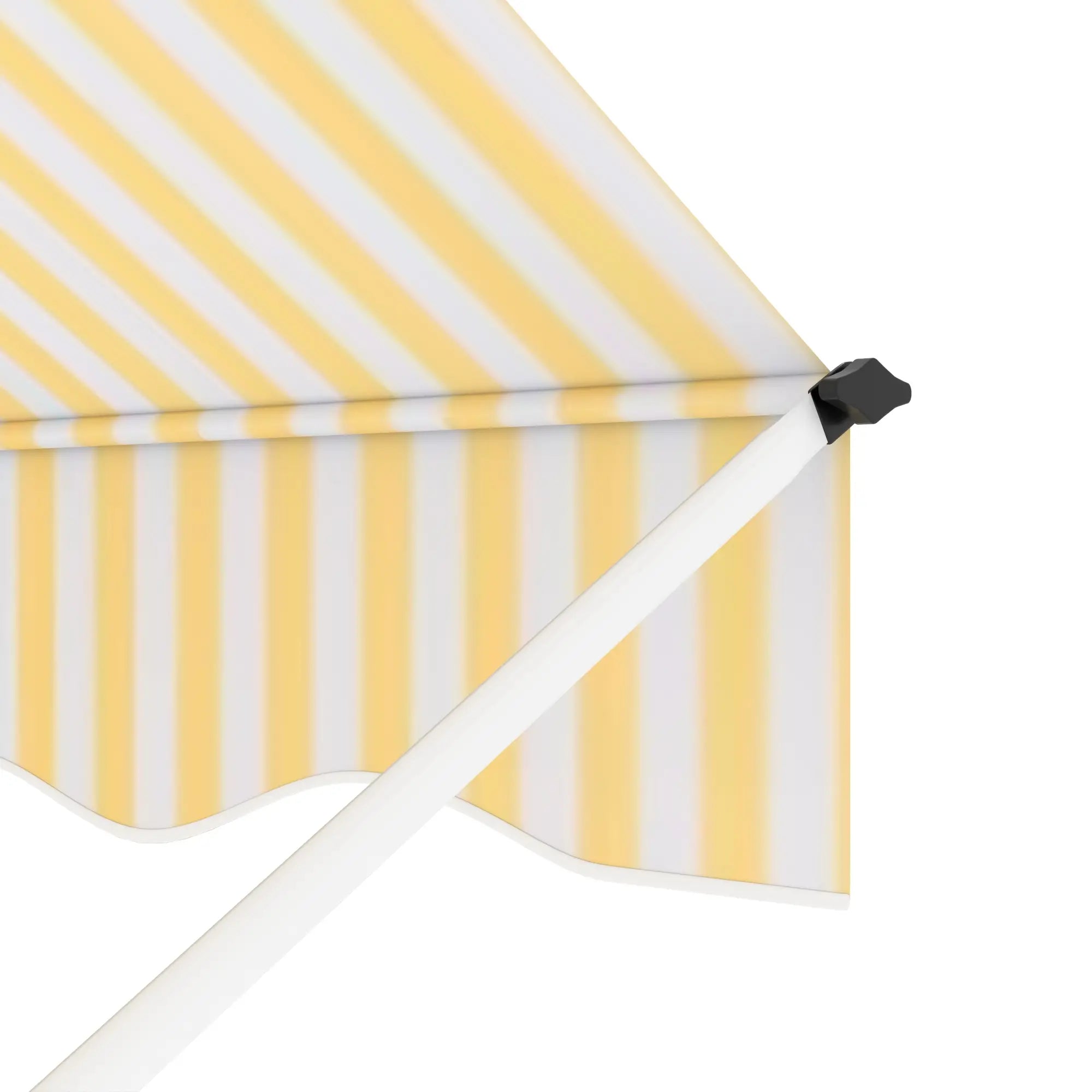 10x5 Ft Manual Retractable Awning, Water Resistant UV Shade, Yellow Door Awnings at Gallery Canada