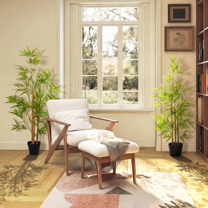 Artificial Bamboo Tree, 4ft, Realistic Leaf, Natural Trunk, Decorative Plant Artificial Trees at Gallery Canada