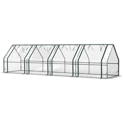Portable Mini Greenhouse, Growing Tent, w/ Zippered Doors, Clear Greenhouses Clear at Gallery Canada