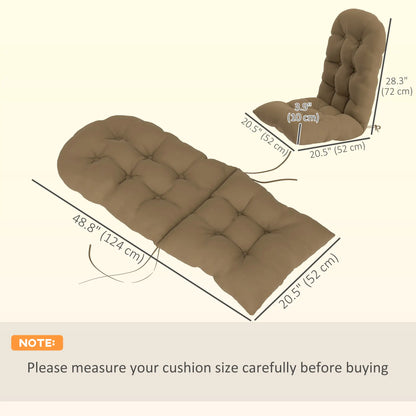 Adirondack Chair Cushions, Set of 2, Khaki Patio Chair Cushions at Gallery Canada