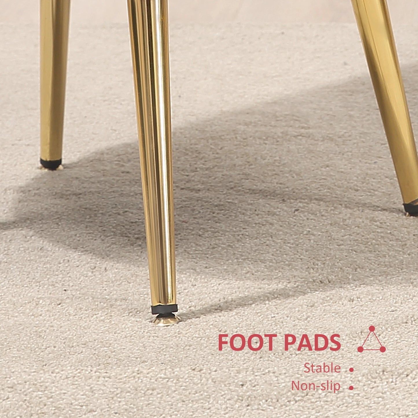 Modern Velvet Accent Chair, Gold Metal Legs, Wine Red Accent Chairs at Gallery Canada