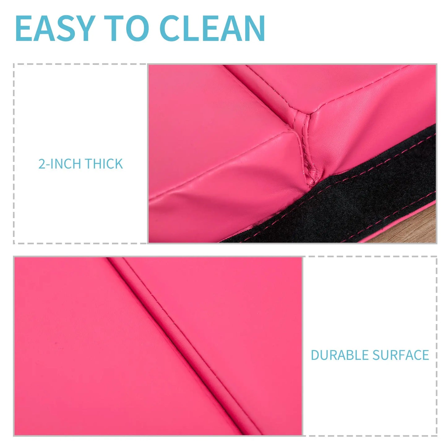 4'x10'x2'' Folding Gymnastics Mat, For Yoga MMA Martial Arts, Pink Gymnastics Mats at Gallery Canada