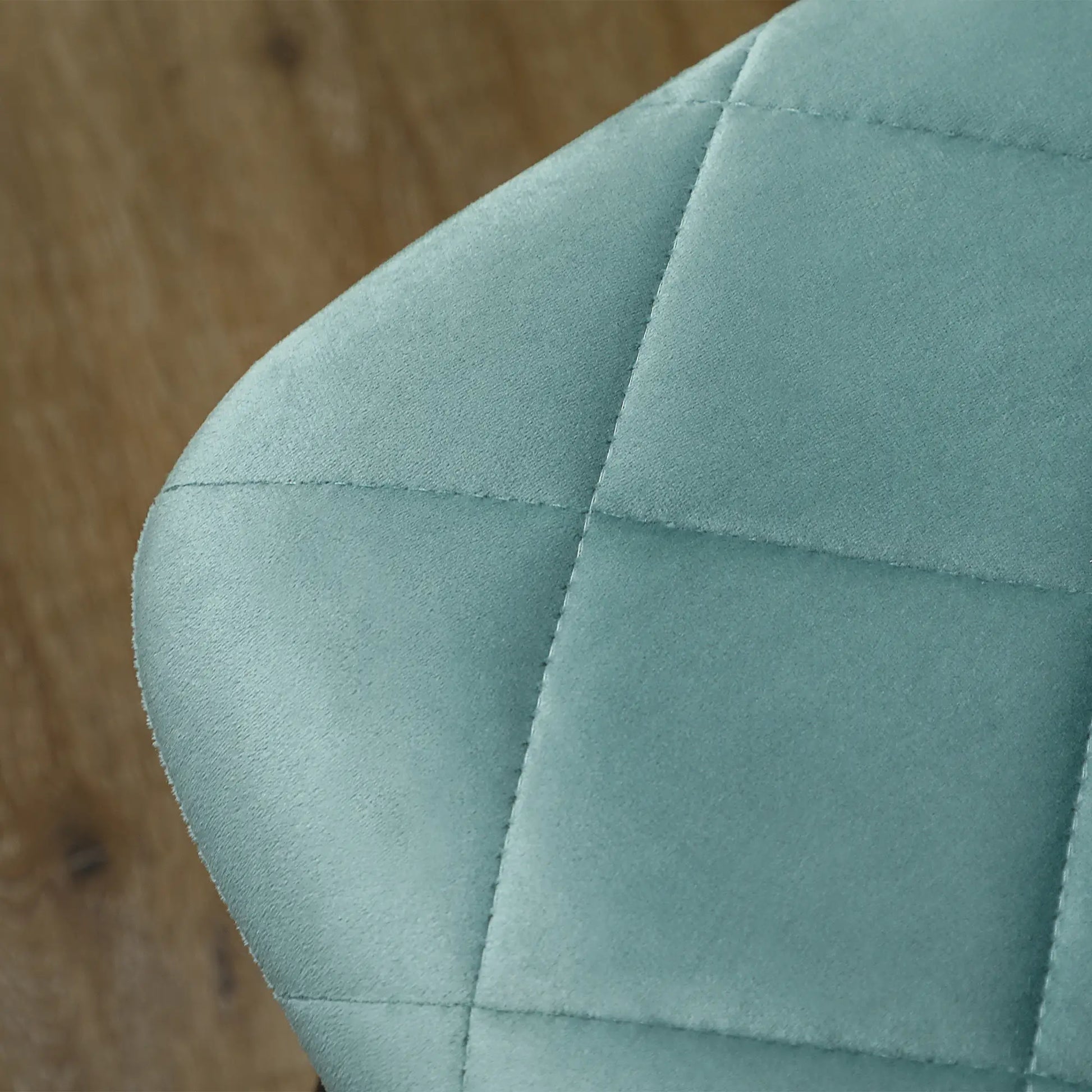 Upholstered Dining Chairs Set of 4, Steel Legs, Modern Kitchen Chair, Green Dining Chairs at Gallery Canada