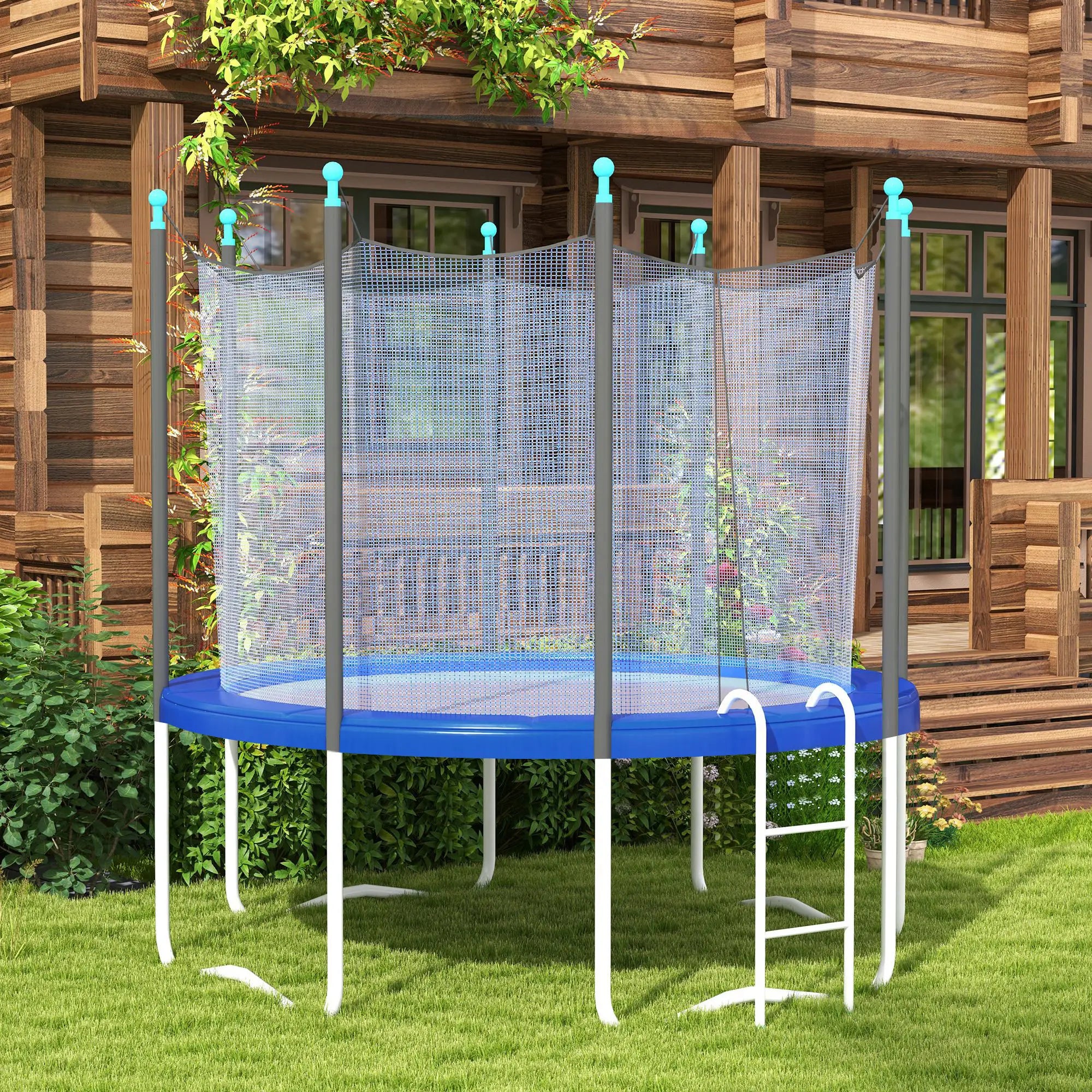12FT Trampoline Spring Cover, Waterproof Tear-Resistant, Blue Trampolines at Gallery Canada