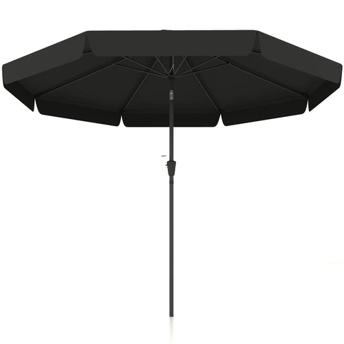 8.5 ft Round Patio Umbrella, Tilt and Crank, Black
