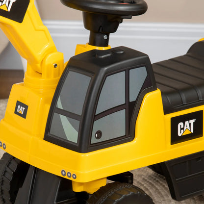 Kids Excavator Ride On Toy, Manual Shovel, Horn, Storage, 18-36 Months, Yellow Toy Excavators at Gallery Canada