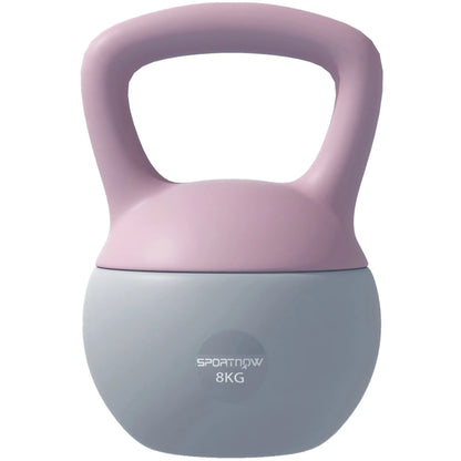 18 lb Kettlebell souple, rempli de sable, violet