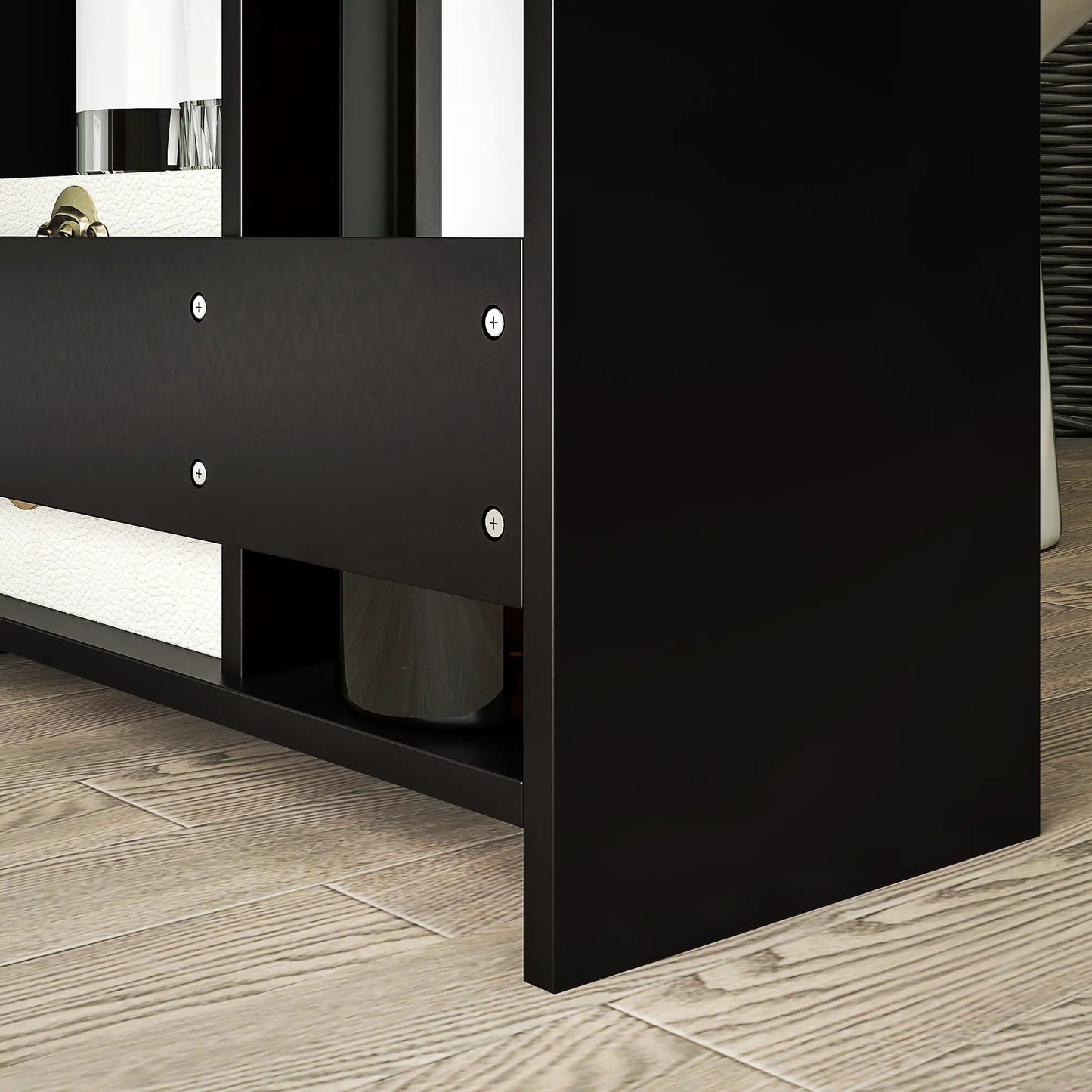 Space Saving Toilet Paper Cabinet, Narrow Bathroom Storage, Black Bathroom Cabinets at Gallery Canada