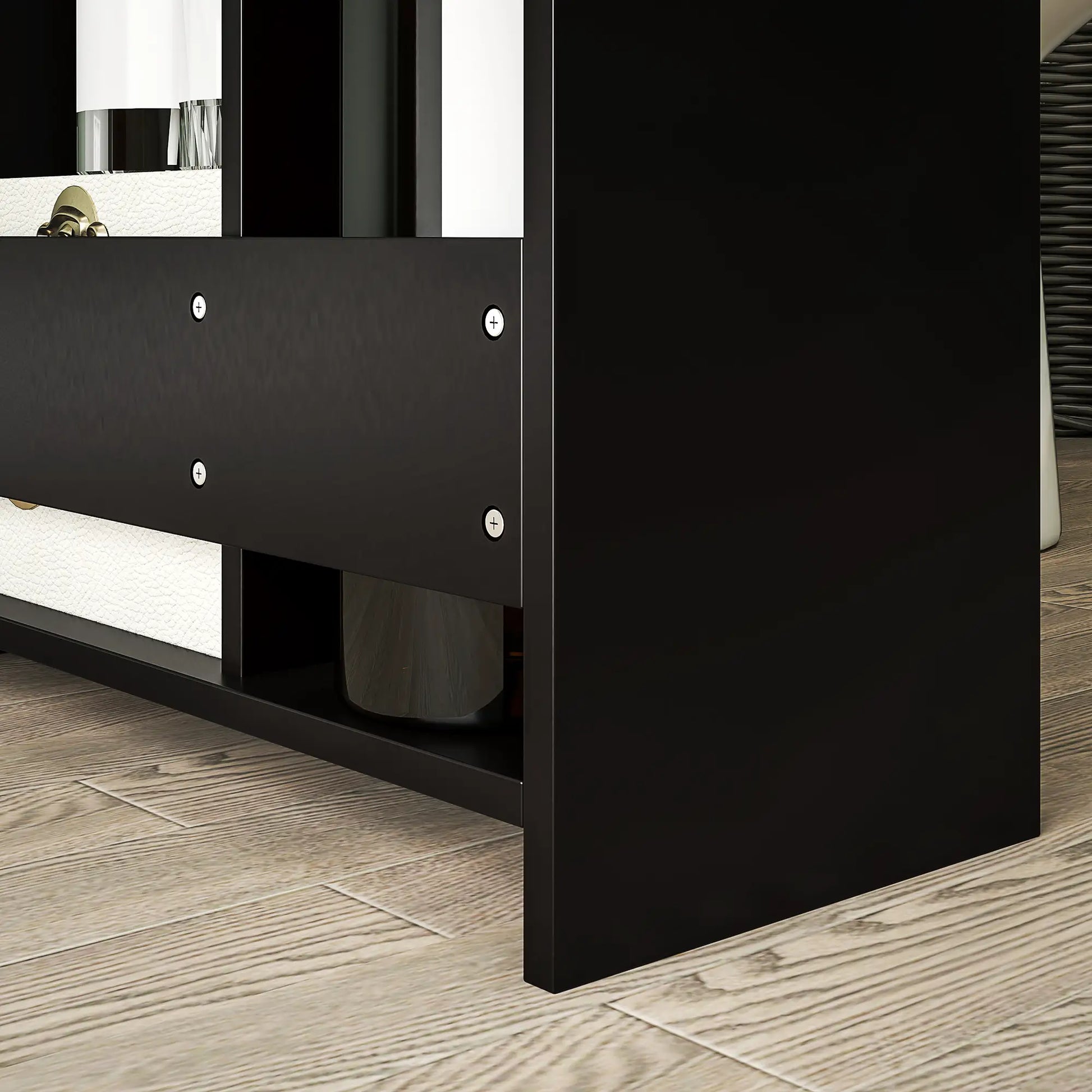 Space Saving Toilet Paper Cabinet, Narrow Bathroom Storage, Black Bathroom Cabinets at Gallery Canada