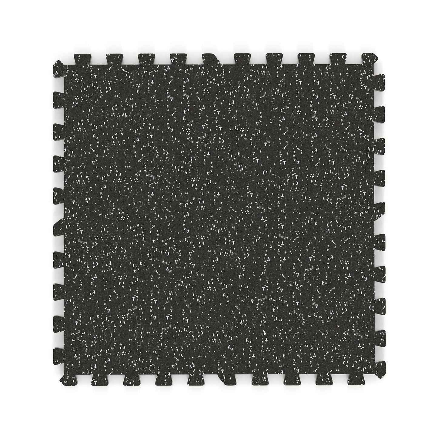 0.79 inch Thick Rubber Top Exercise Mat 48 Sq Ft with Boarders, Black Decorative Fencing & Flooring at Gallery Canada