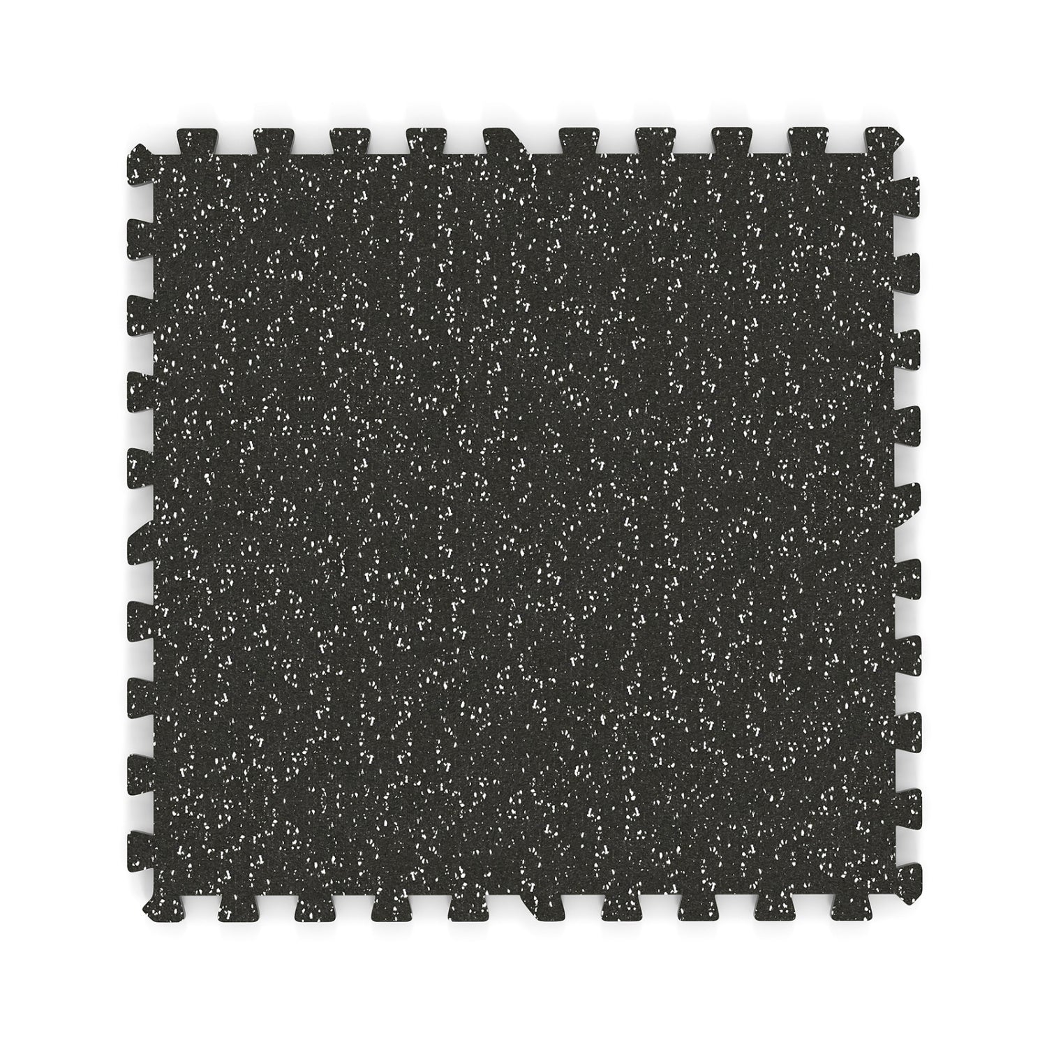 0.79 inch Thick Rubber Top Exercise Mat 48 Sq Ft with Boarders, Black Decorative Fencing & Flooring at Gallery Canada