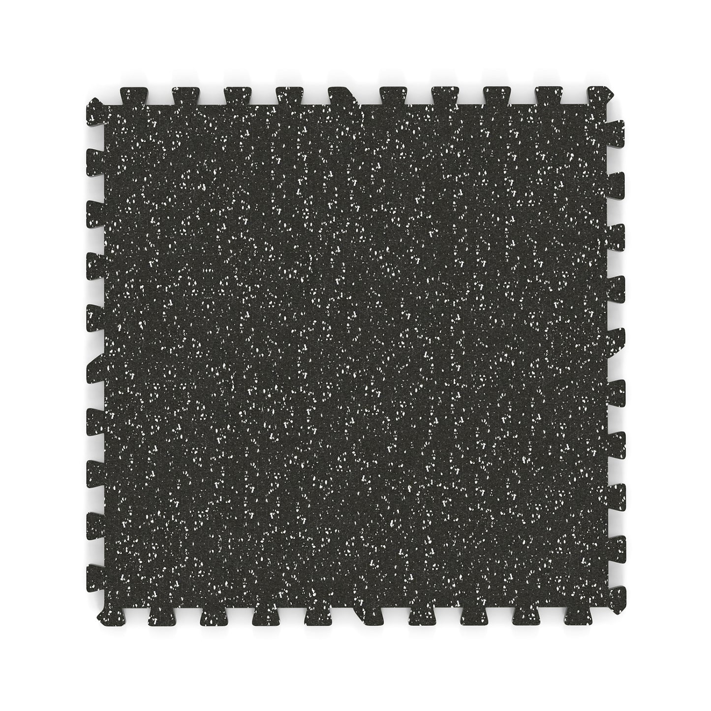 0.79 inch Thick Rubber Top Exercise Mat 48 Sq Ft with Boarders, Black Decorative Fencing & Flooring at Gallery Canada