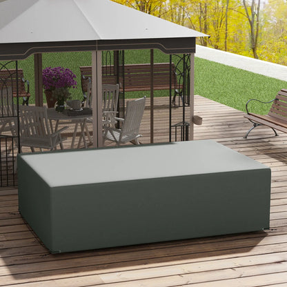 Waterproof Outdoor Sectional Sofa Cover, 97" x 65" x 26", Dark Grey Patio Furniture Covers at Gallery Canada