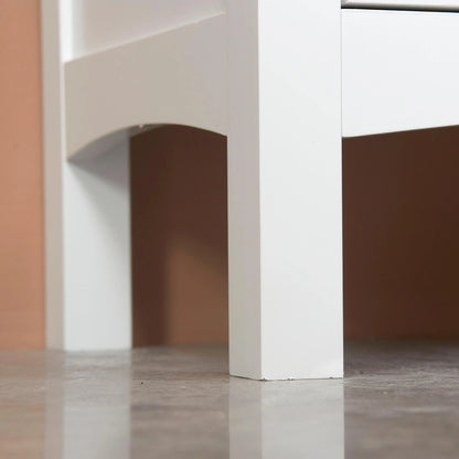 Tall Bathroom Cabinet, Freestanding Storage Organizer, 15" x 13" x 63", White Bathroom Cabinets at Gallery Canada