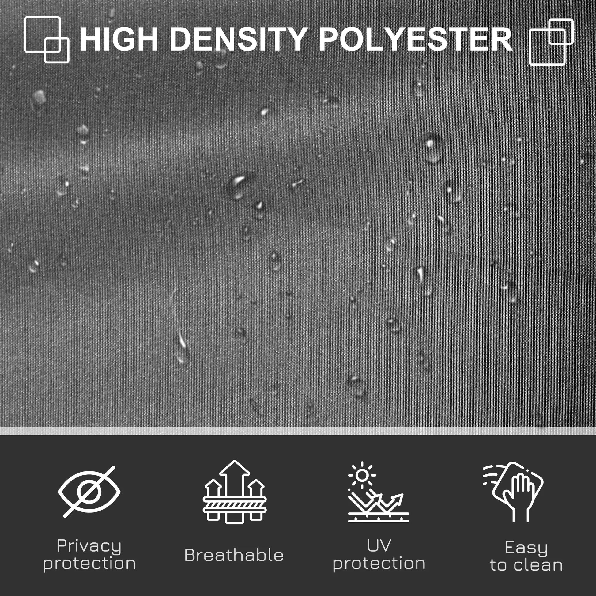 Outdoor Folding Retractable Side Awning, UV Wind Resistant, 118" x 63", Light Grey Side Awnings at Gallery Canada