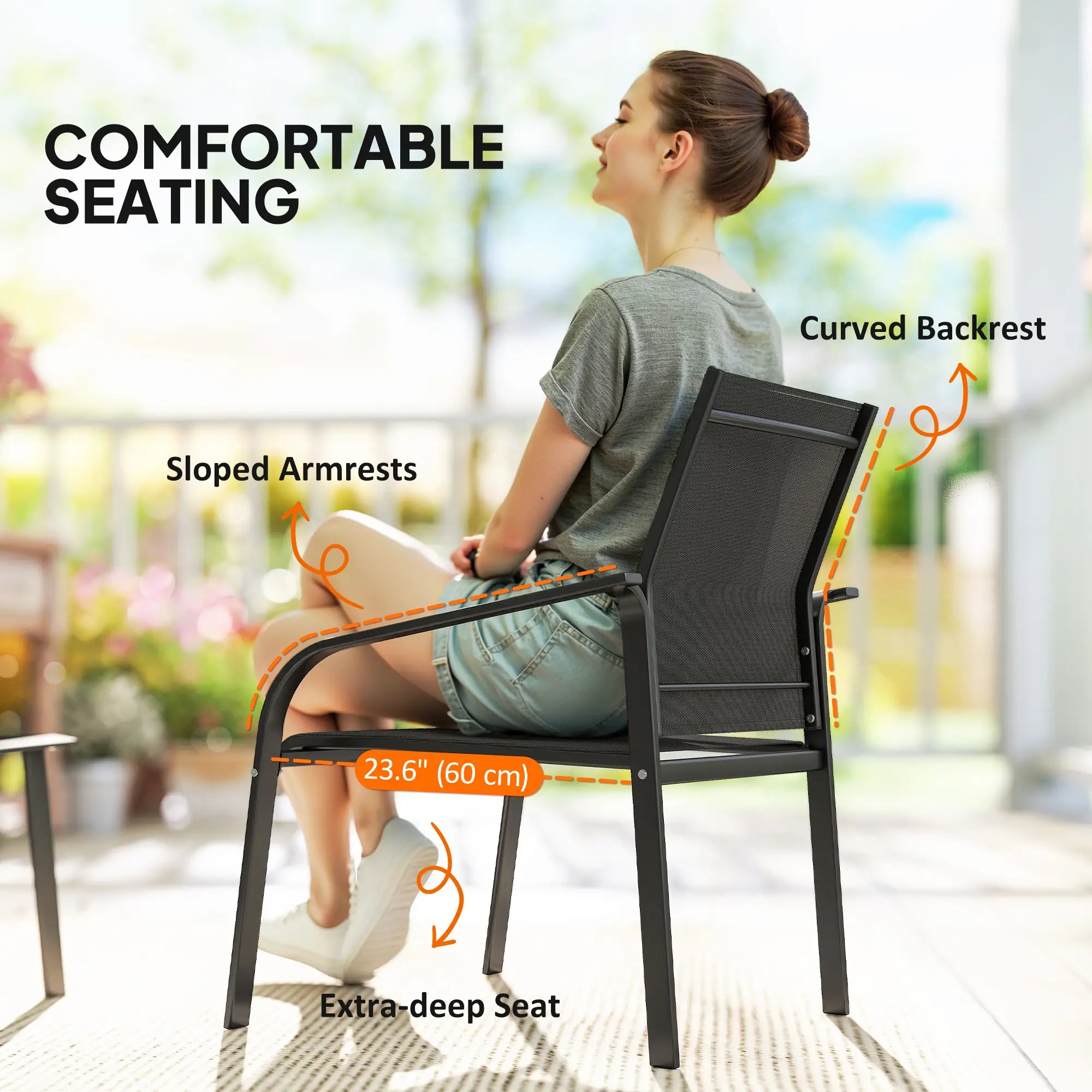 4 Piece Patio Furniture Set, Deep Seat, Black Patio Furniture Sets at Gallery Canada