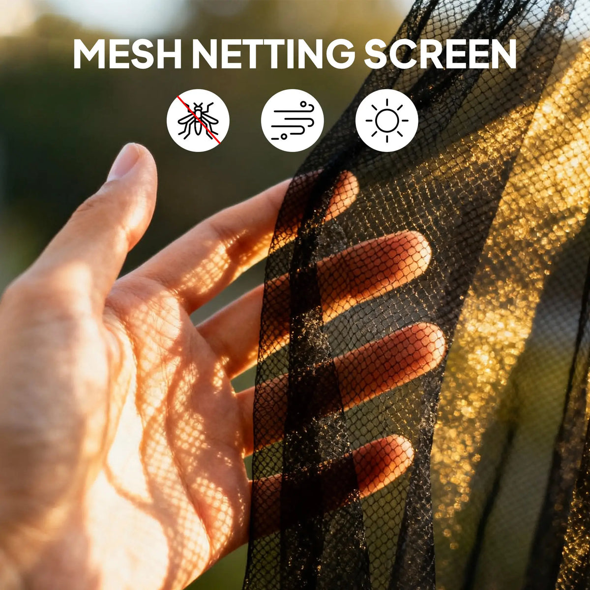 Replacement Mosquito Netting, 10' x 12', Beige, Black Gazebo Sidewalls at Gallery Canada