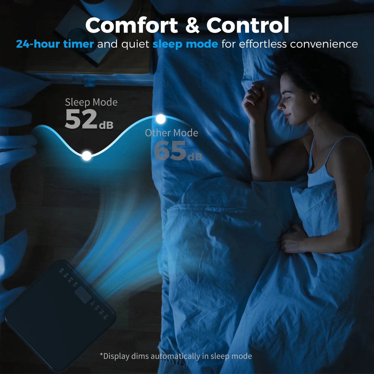 10000 BTU Portable Air Conditioner, Fan, Dehumidifier, Remote, 24H Timer, Black Air Conditioner at Gallery Canada