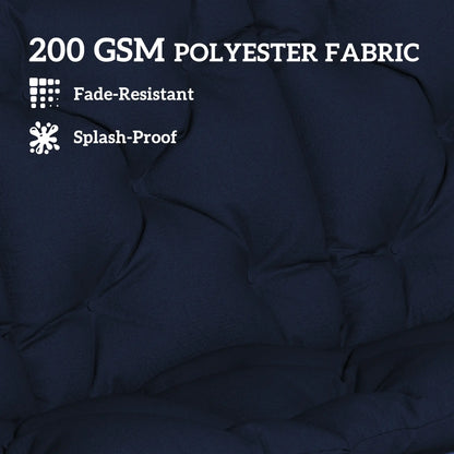 Water-Repellent Bench Cushion, 59.1" x 39.4", Navy Blue Patio Chair Cushions at Gallery Canada