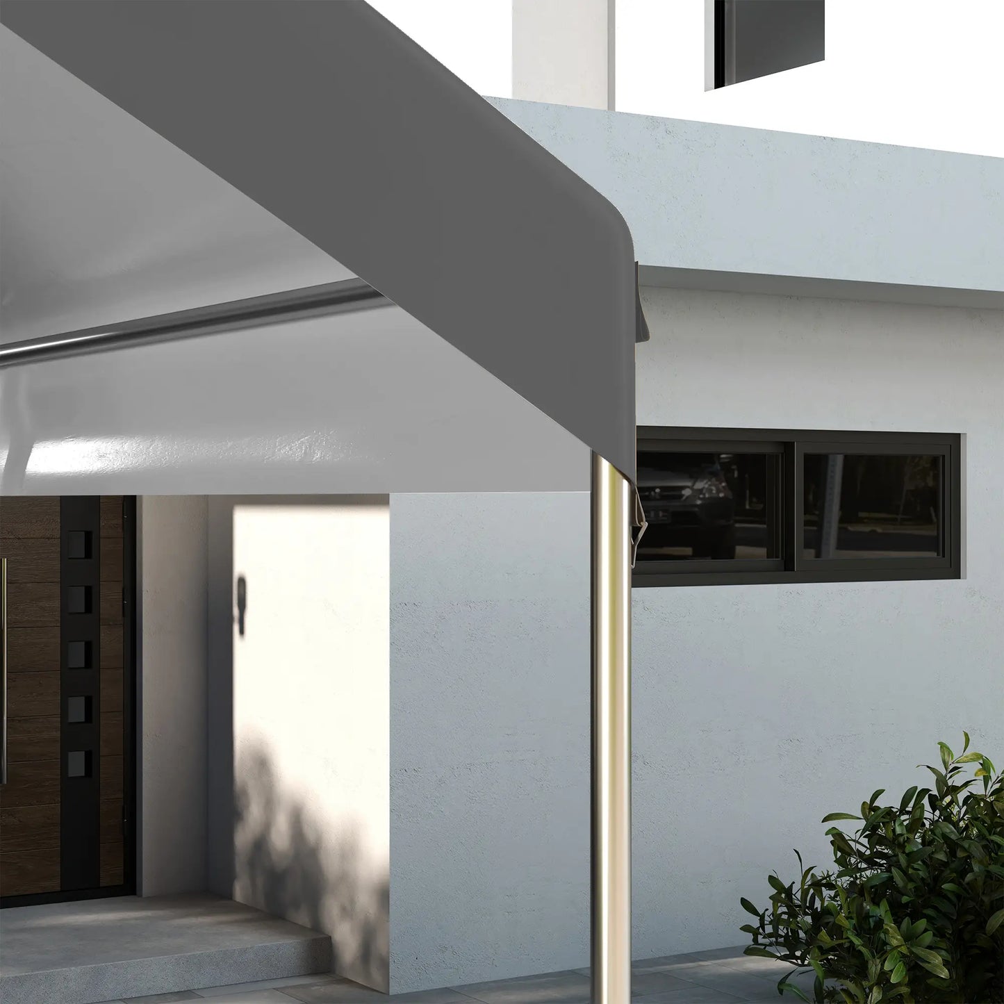 10 x 20ft Carport Canopy, UV Resistant, Dark Grey Gazebo Canopy Replacement at Gallery Canada