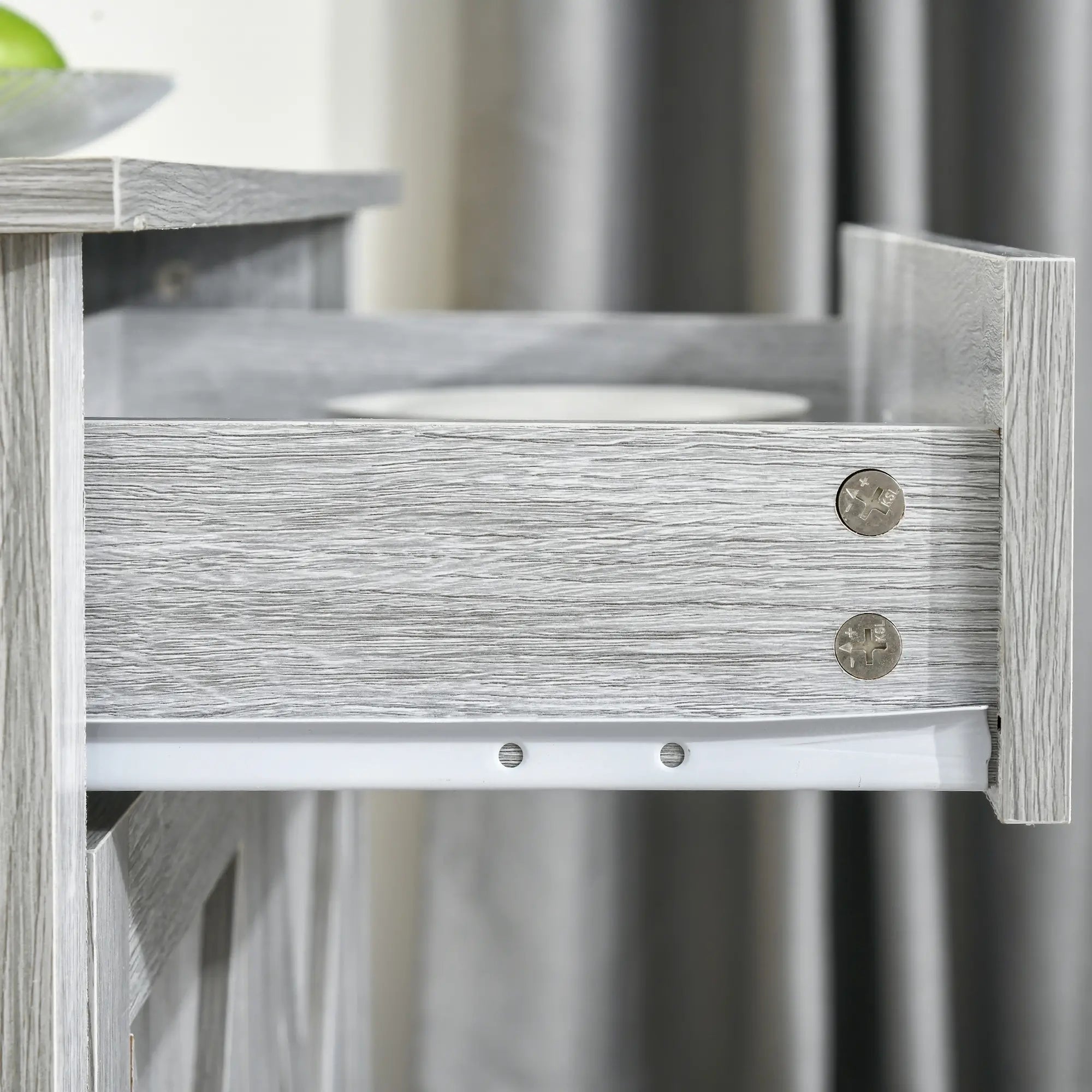 Farmhouse Sideboard Buffet Cabinet, Grey Grain, Barn Door Storage, Grey Bar Cabinets at Gallery Canada