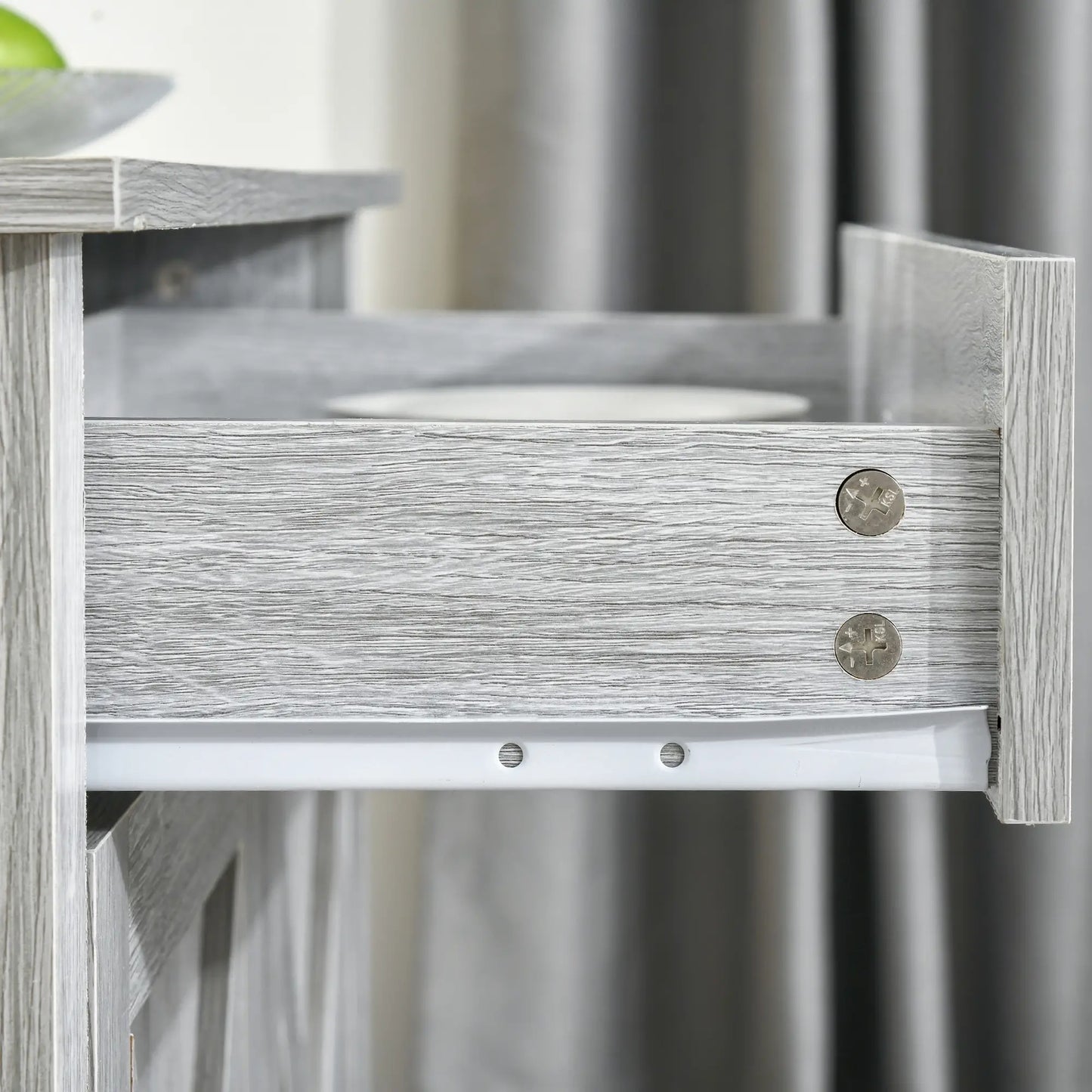 Farmhouse Sideboard Buffet Cabinet, Grey Grain, Barn Door Storage, Grey Bar Cabinets at Gallery Canada