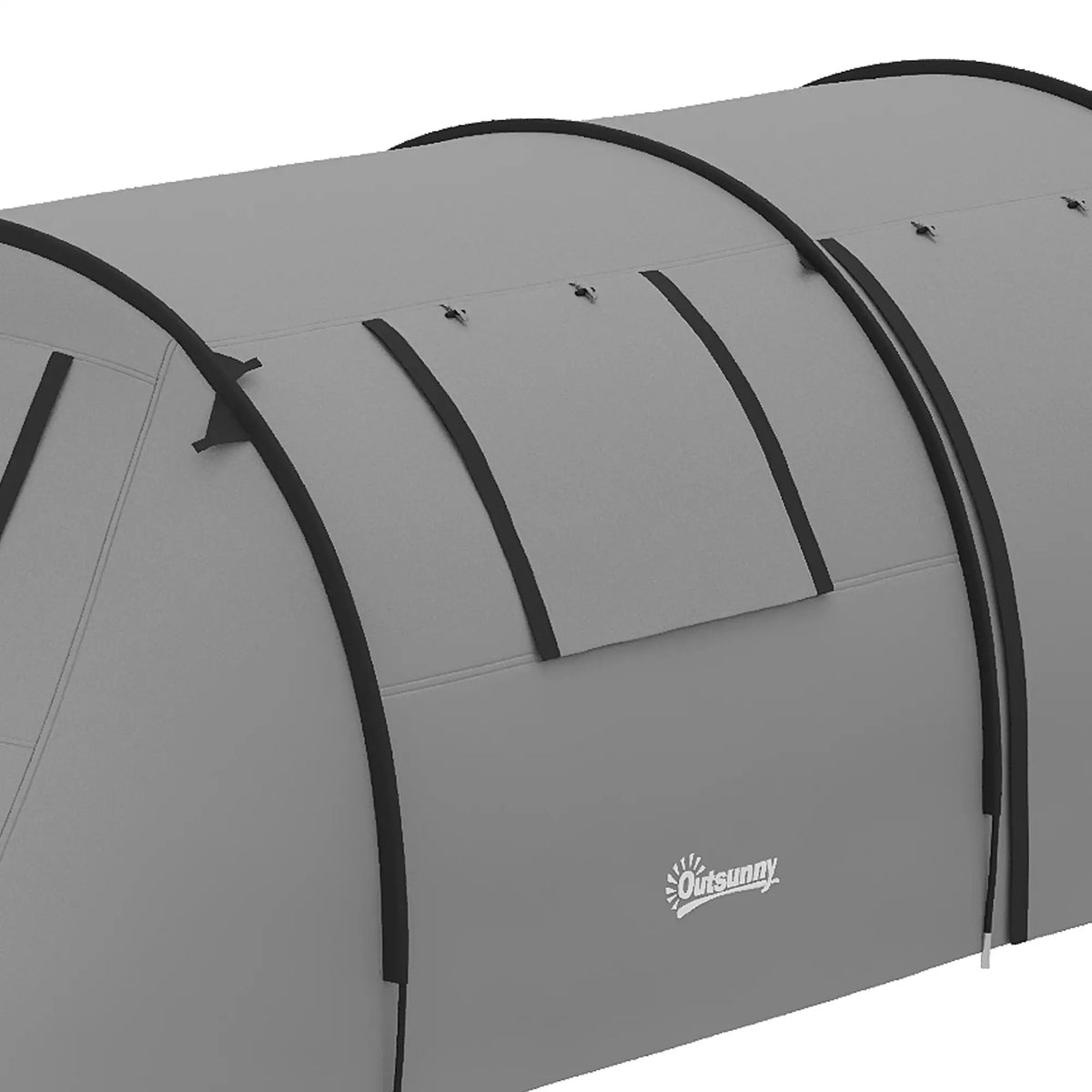 3-4 Person 2 Room Camping Tent 3000mm Waterproof, Grey Camping Tents at Gallery Canada