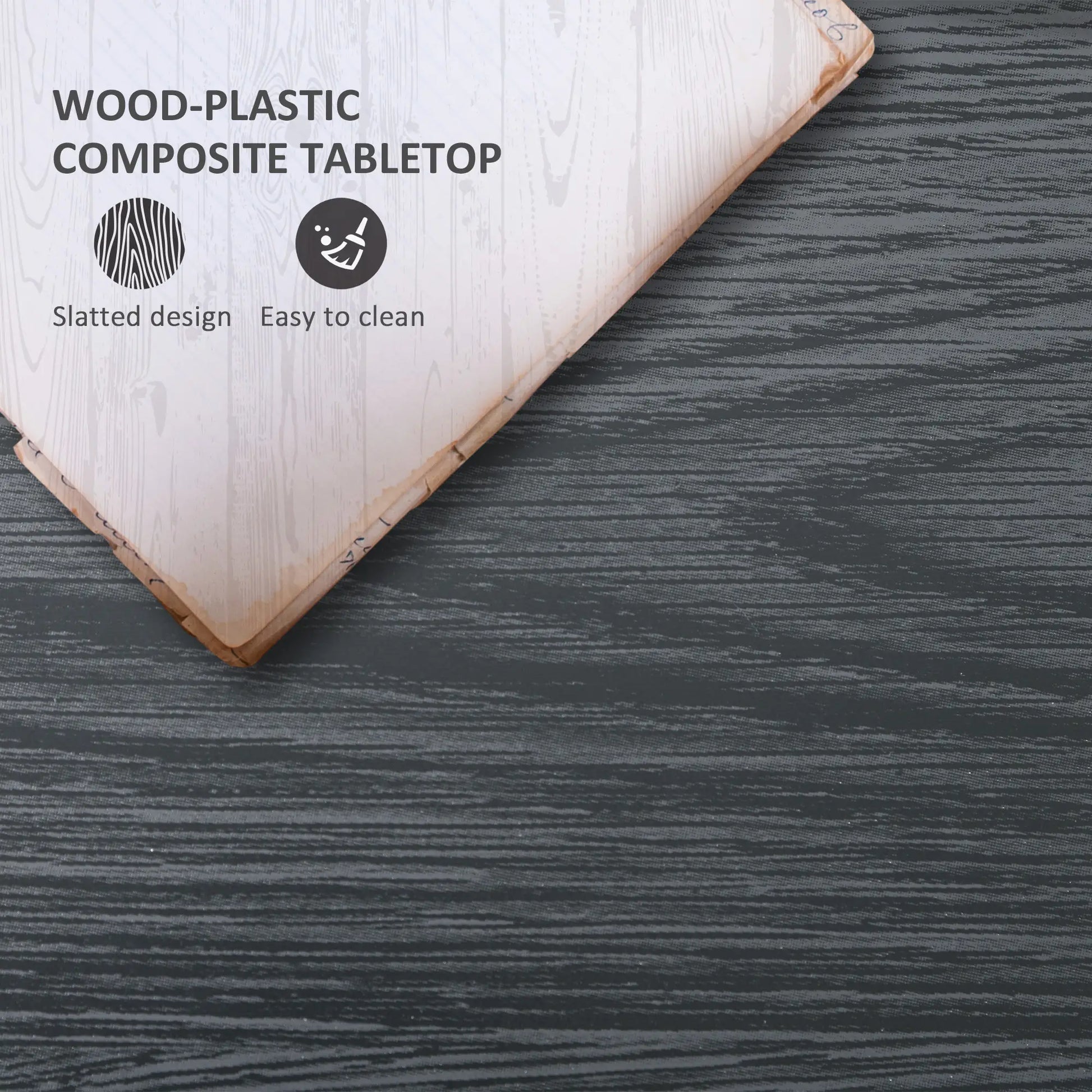 Outdoor PE Rattan Coffee Table with Storage, Glass Top, Black Patio Dinning Tables at Gallery Canada