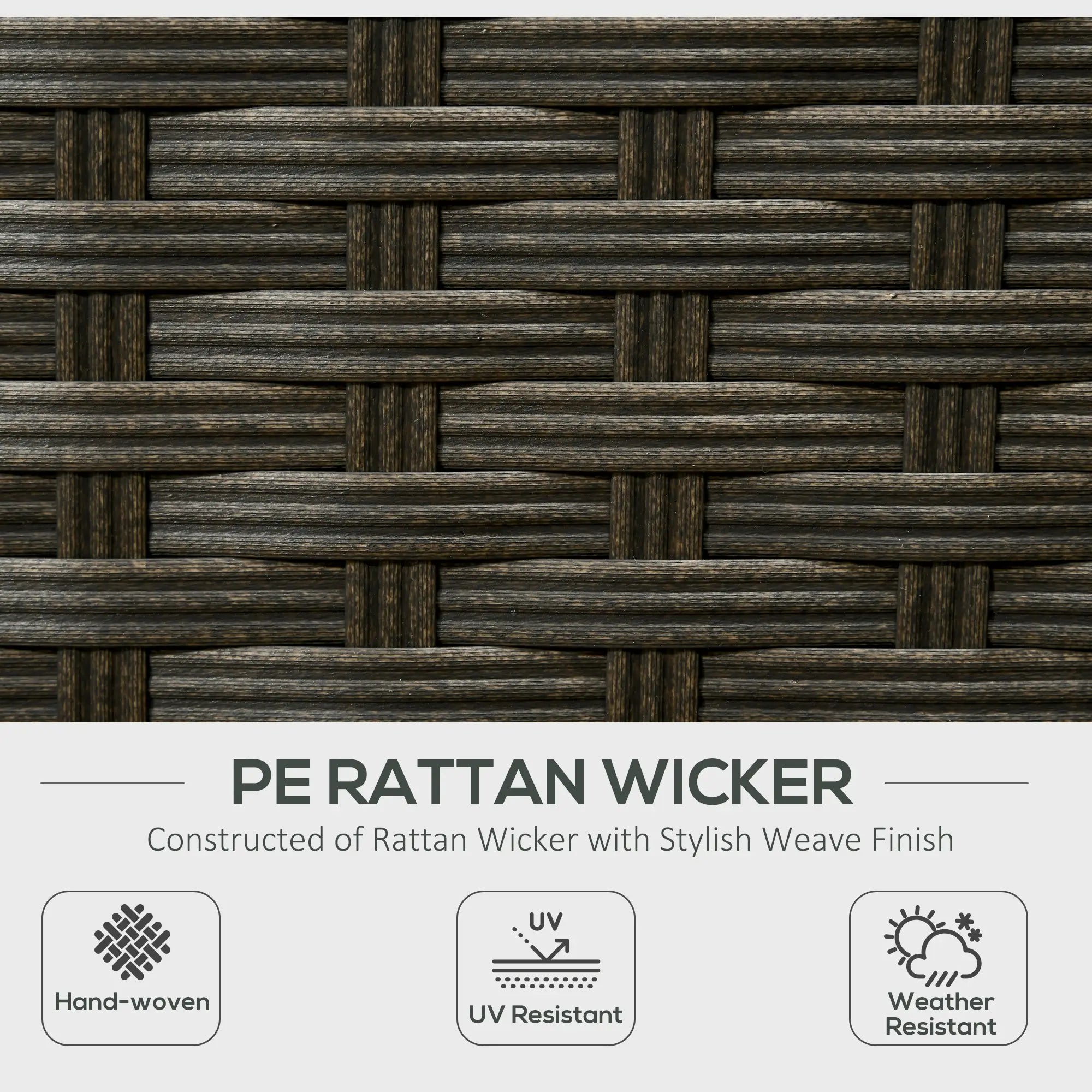6-Piece Outdoor Rattan Patio Set, Corner Sofa, WPC Table, Light Grey Patio Furniture Sets at Gallery Canada