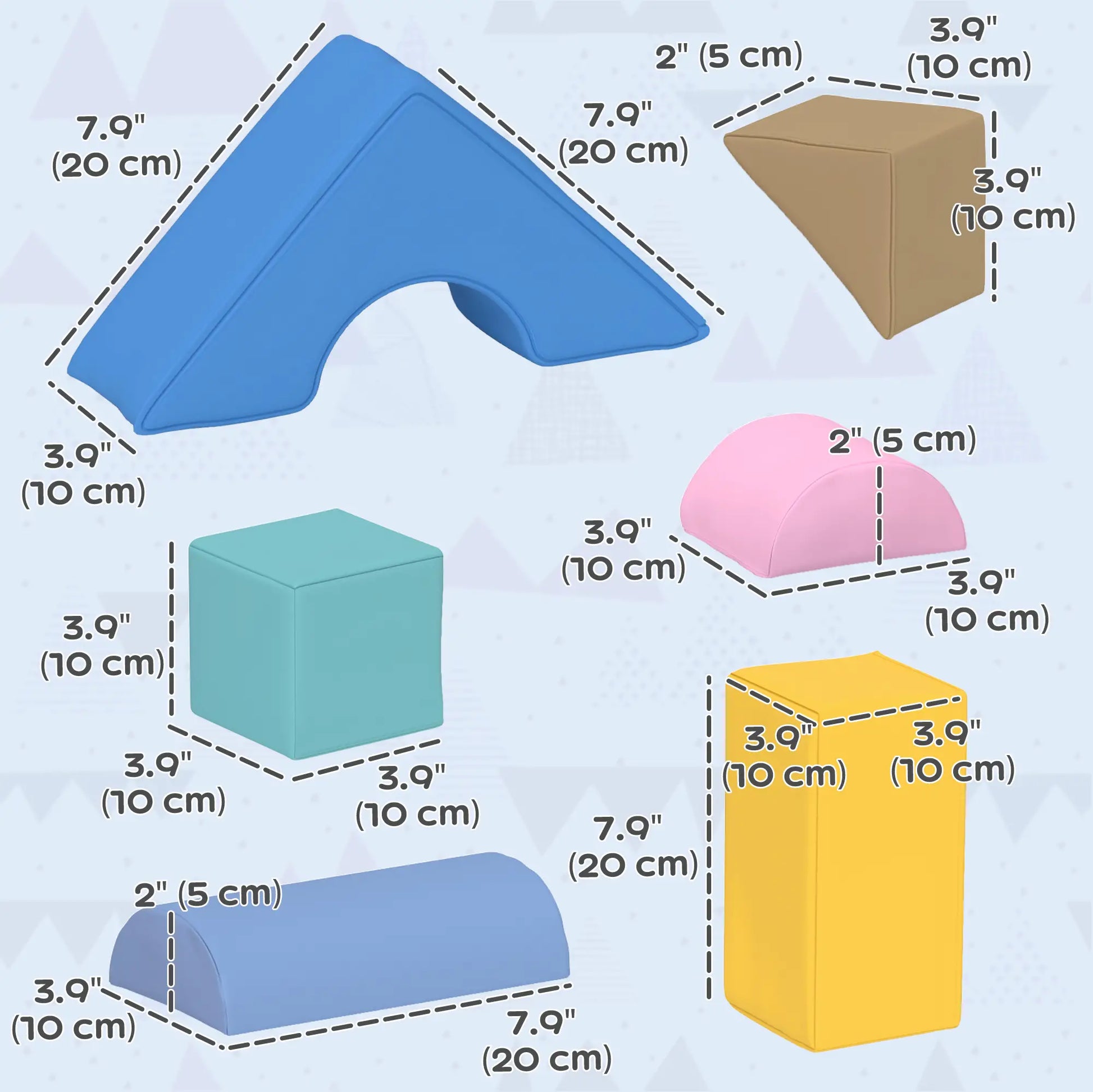 11 Piece Soft Play Equipment, for Kids 6-72 Months, Dark Baby Gym & Playmats at Gallery Canada