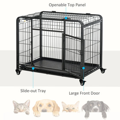 Heavy Duty Folding Dog Crate, Medium Size, 37" x 23" x 27" Houses, Kennels & Pens at Gallery Canada